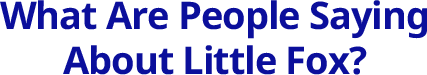 What Are People Saying About Little Fox?
